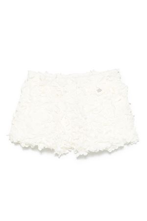 white cotton shorts DOUUOD KIDS | DW6A99U0204101